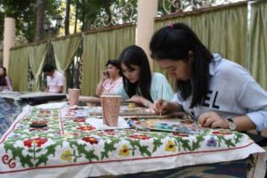 «Чинобод» санаториясида кўчма кўргазма ва маҳорат дарслари